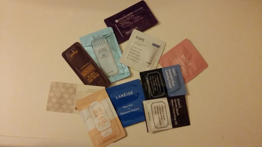 Little help how to read K-Beauty&nbsp;samples